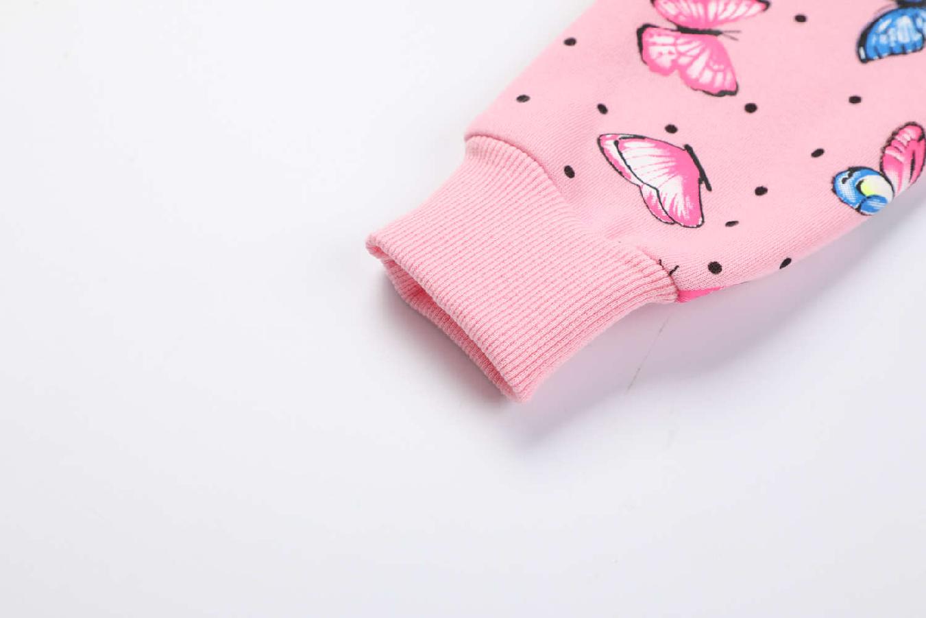 Dívčí mikina zateplená Kugo vel.98-128 šedá