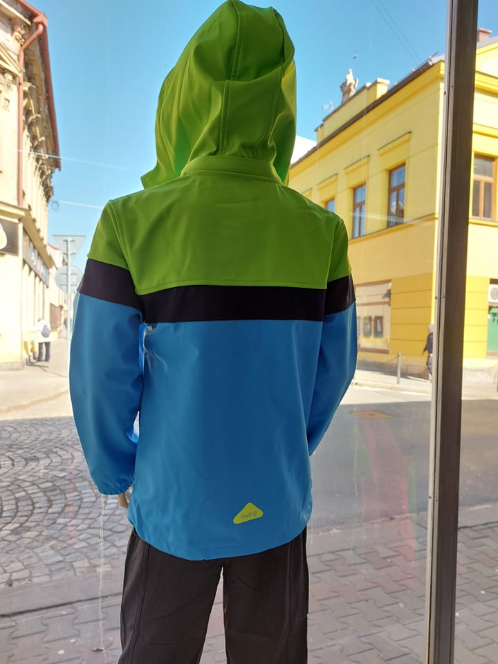 Chlapecká softshellová bunda Wolf B2265 modrá vel.128-170