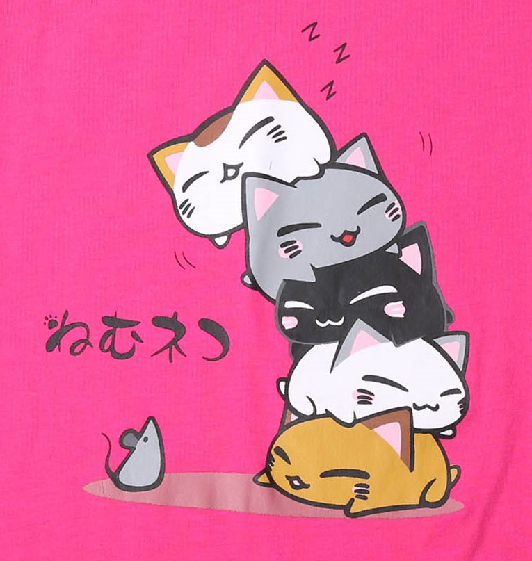 Dívčí pyžamo Wolf tmavě růžová vel.134-164