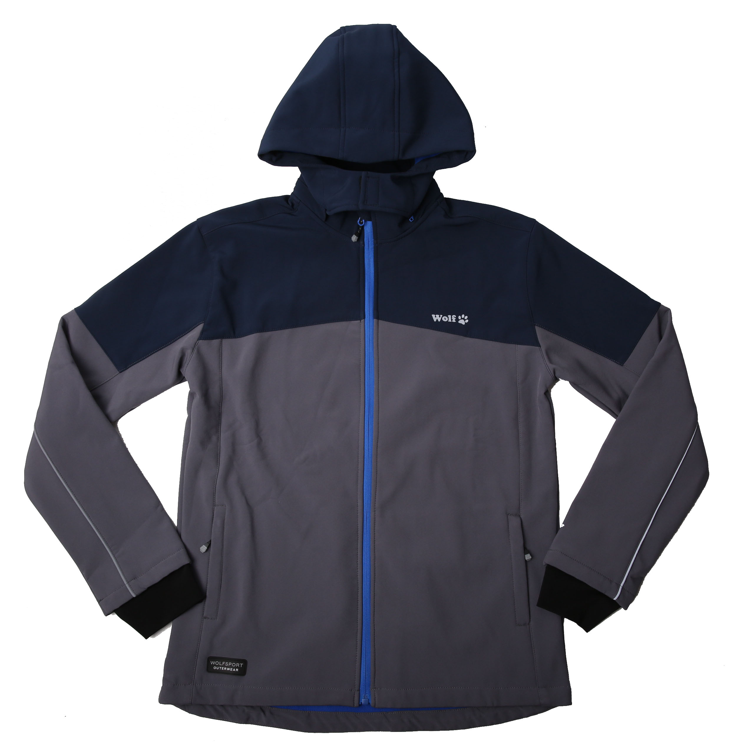 Chlapecká softshellová bunda s fleecem Wolf vel.128-170