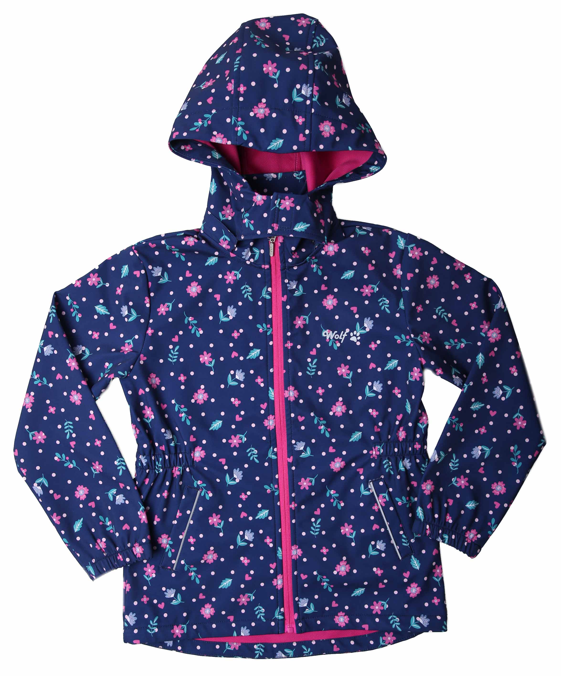 Dívčí softshellová bunda Wolf vel.104-134