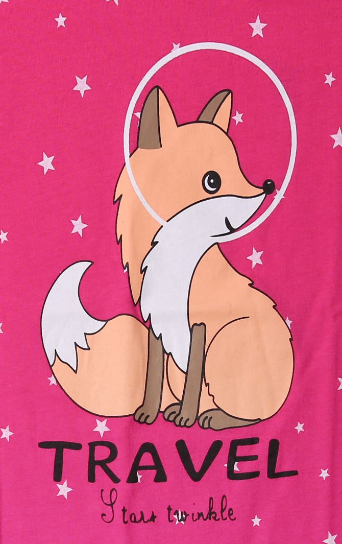 Dívčí noční košile Wolf vel.104-134 růžová