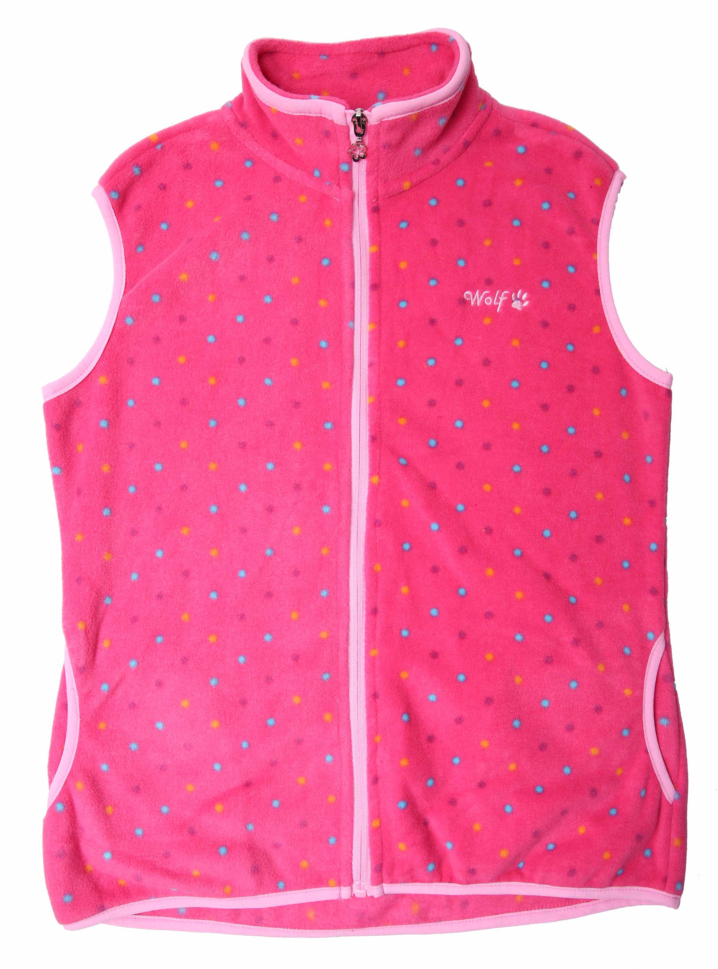 Dívčí fleecová vesta Wolf vel.116-146