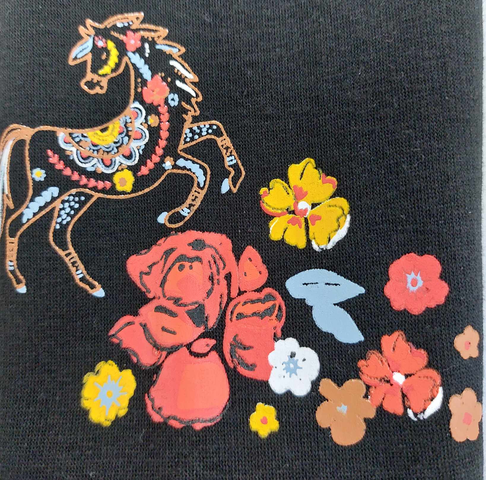 Dívčí zateplené legíny Wolf vel.92-122 černé