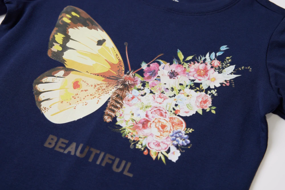 Dívčí tričko Wolf vel.116-146 modré