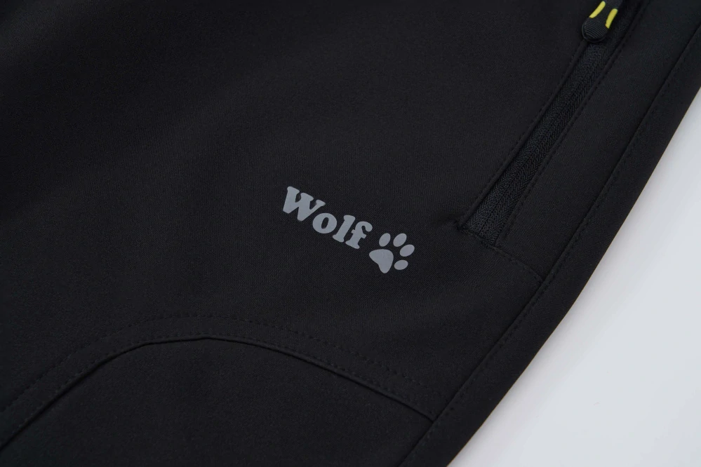 Dětské softshellové kalhoty Wolf vel.140-170 černé