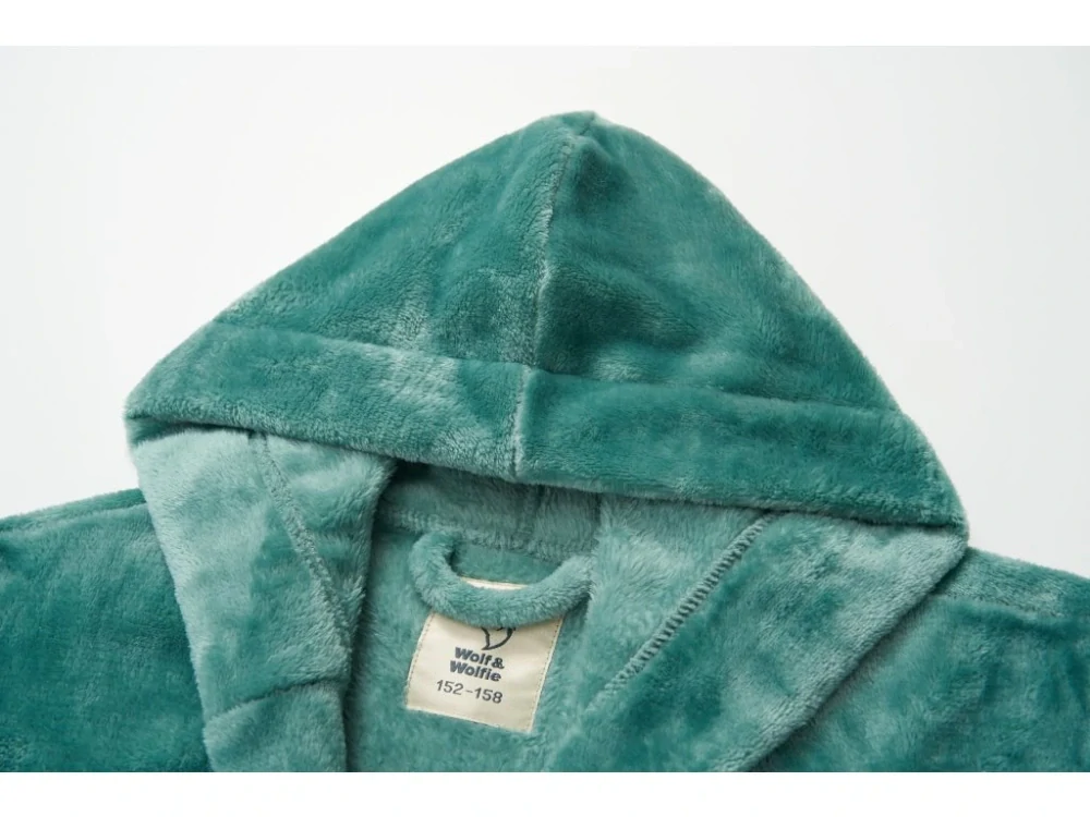 Chlapecký župan Wolf & Wolfie vel.140-170 zelený