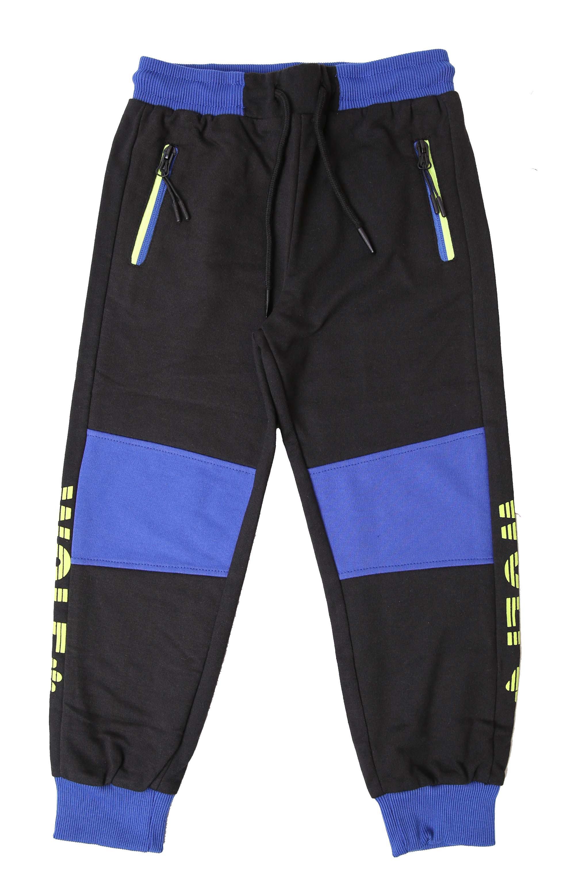 Chlapecké tepláky Wolf T2177C černá/šedá vel.104-134