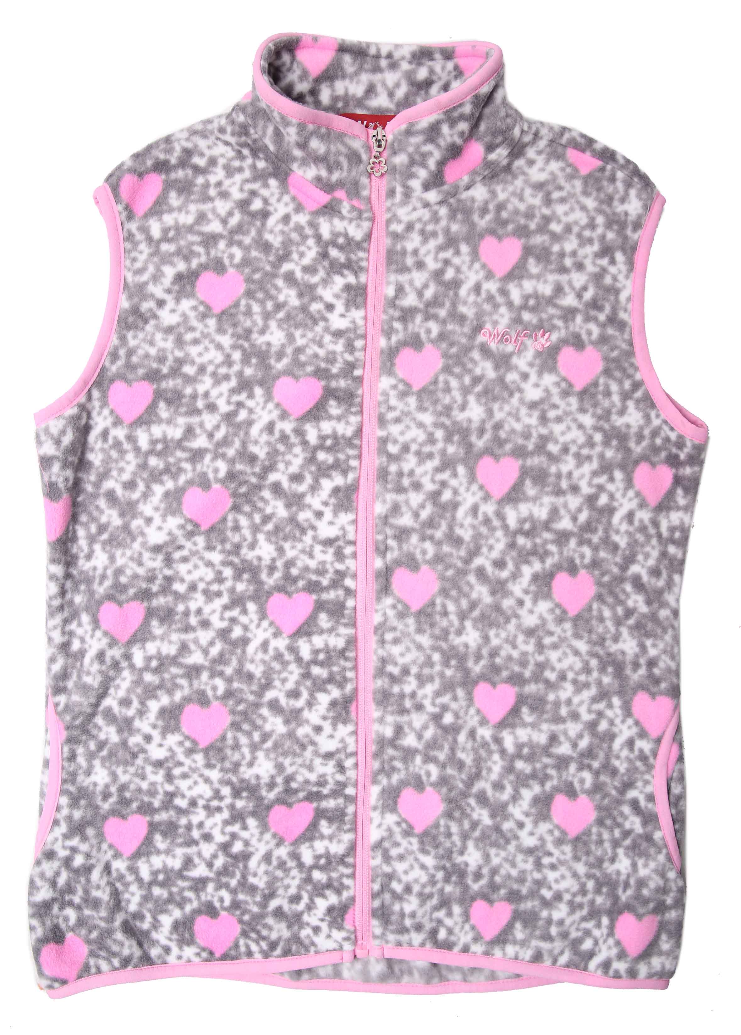 Dívčí fleecová vesta Wolf vel.116-146