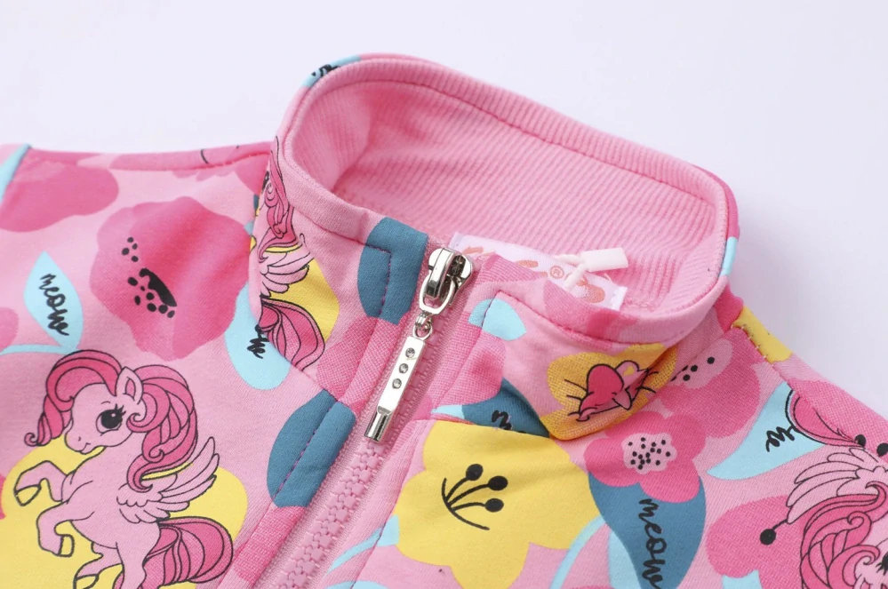 Dívčí mikina Kugo vel. 80-110 růžová