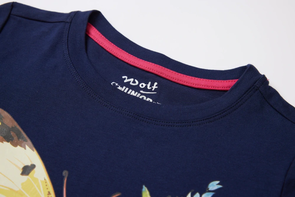 Dívčí tričko Wolf vel.116-146 modré