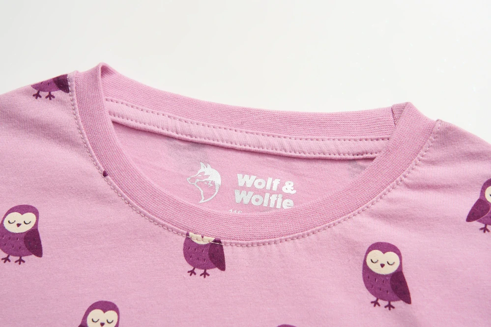 Dívčí pyžamo Wolf & Wolfie vel.98-128 fialková