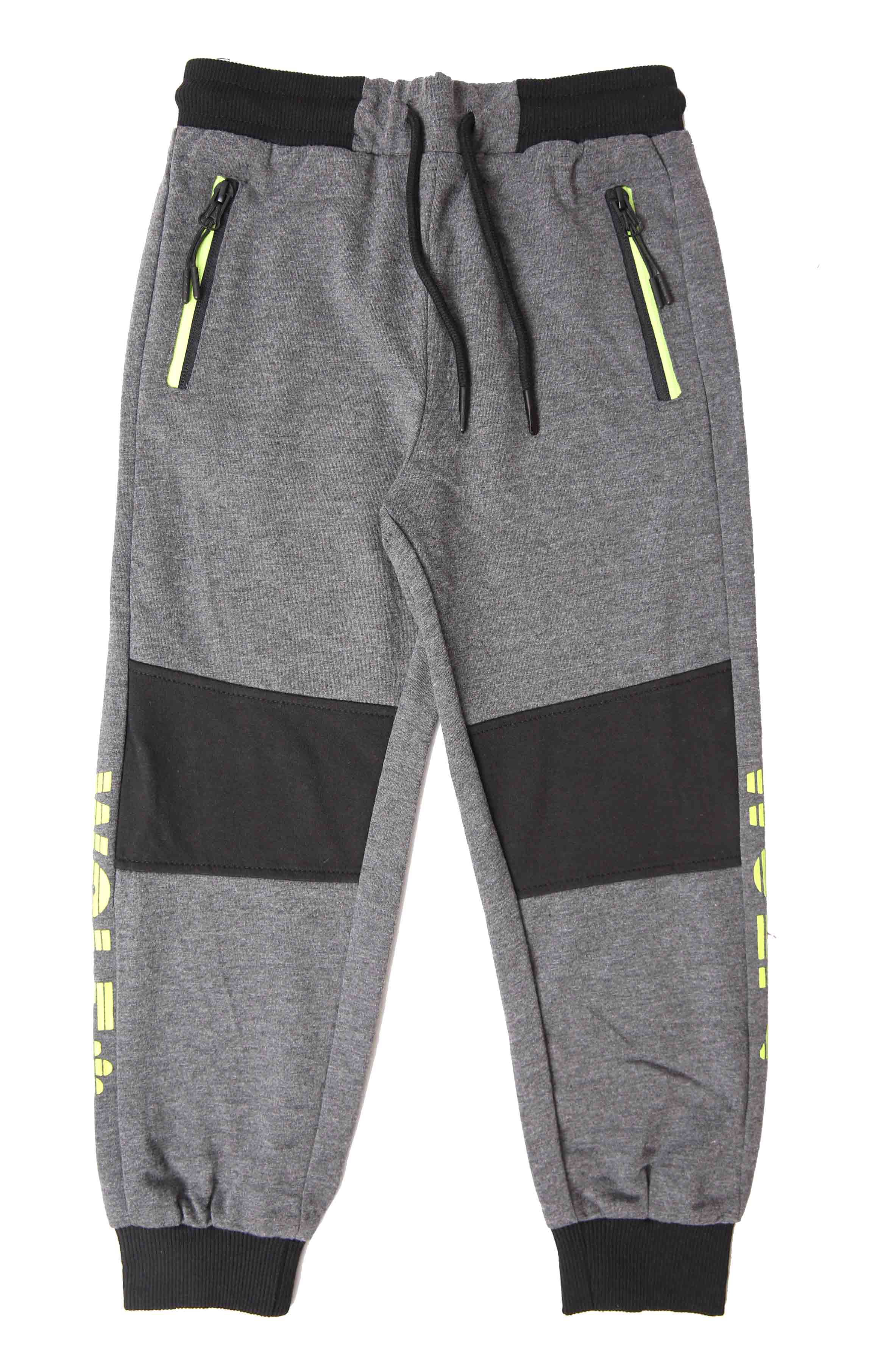 Chlapecké tepláky Wolf T2177C černá/šedá vel.104-134